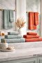6 Piece Thin Summer Bath Towel Set 70X140 cm Serenio