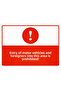 Foreigners Are Not Allowed to Enter This Area Motor Vehicles Isg Warning Sign Pvc A3 30X42 cm