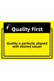 Quality First. Quality Is Fully in Accordance with the Desired Values Isg Warning Sign Pvc A5 15X21 cm