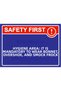 Safety First! Hygiene Area It’S Obligatory to Wear Bonnet Isg Warning Sign Pvc A5 15X21 cm