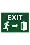 Exit / Exit Isg Warning Sign Pvc A4 21X30 cm
