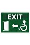 Exit/Exit Isg Warning Sign Pvc A3 30X42 cm