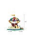 Amusement Park Carousel Building Set 343 Pieces Educational and Fun Block Building Toy - 3