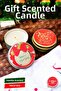 Christmas Gift Metal Box Scented Candle Set of 2 No:2 Christmas Gift Candle-T1105 - 2