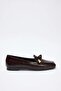 Koyu Kahverengi Kadın Loafer Ayakkabı TAKAW26LA00012 - 5