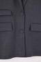 EXCLUSIVE Special Collection Navy Pocket Detail Checkered Oversized Blazer Jacket TWOAW26BC00048 - 3