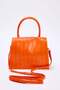 Orange Textured Crossbody Women's Mini Size City Bag Twoaw25Oc00000 - 4
