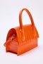 Orange Textured Crossbody Women's Mini Size City Bag Twoaw25Oc00000 - 2