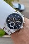 Dial Black Band Silver Color Inner Indicators Active Men's Wristwatch - 3