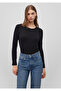 Crew Neck Black Sweater Slim Fit / Slim Fit 1710510 -900