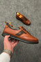 Tan Daily Comfortable Walking Sneaker Oversized Lightweight Sports Shoes - 6