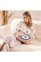 Evil Eye Eye-Shaped Mink Knitted Pillow-Decoration Hand-Knitted Mink Eye Throw Pillow - 4