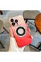 Apple iPhone 13 Pro Compatible Spotted Transparent Slim Magsafe Case Red - 2