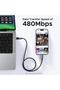 UNO 100W USB C Cable 1M, Fast Charging 5A Type C Cable, 480 Mbps Data Transfer Type Cord Comp - 3