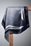 100% twill silk gradient patterned black - cream colored 90x90 scarf sewing method: hand stitching - 3