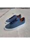 Genuine Nubuck Leather Ice Blue Color Men's Shoes