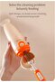 Silicone Baby Food Feeder Bottle with Flip Button - 120ML BPA-Free Squeeze Feeder for Toddler - 7