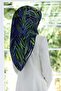 Tivil Silk Scarf 51755 - 10 - 0032 - 0035 Black Mixed Pattern