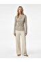 Straight Wide Leg Textured Palazzo Pants