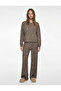 Leopard Print Relaxed Fit Viscose Blend Wide Leg Pajama Bottoms