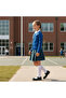 Girl's Navy Blue Bow Ribbed Knit Cardigan – Cotton, Buttoned, School and Daily Use - 2