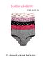 Women's Solid Color 7-Piece High Waist Panties