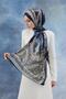 Navy Blue Indian Voile Shawl - 5006-02 - 2