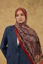 شال ناعم أحمر 3053-08 - 4
