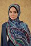 شال ناعم أسود أزرق 3053-16