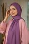 Summer Radiance Collection Silky Jacquard Shawl Dusty Rose 9017-14 - 2