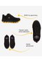 Women's Black Yellow Waterproof Outdoor Shoes 5K2Ga00171 - 2