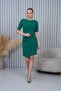 Women's Short Sleeve Pleated Dress - 4
