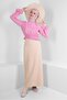 GİPİKARE PATTERNED GİPE DETAIL BLUZ 43569 - 2