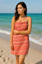 Peshtemal, Bath, Beach, Camping Towel, Buldan, 90X180 Cm,'Red' Bath Towel - 5