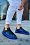 Pittura high quality alexandre sole special printed men's sneaker blue flame - 4