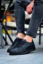 Cowien Premium Men's Style Lace-Up Sneaker Black