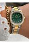 Yellow and Silver Steel Band Women's Wristwatch Fl43008A-D6 3Atm Water Resistant 2 Years Warranty - 3
