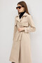 3095A Piece Detail Pocketed Coat Stone - 2