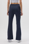 8246A Flared Elastic Waist Trousers Anthracite - 5