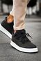 Zrc219 Laser Premium Lace-Up Men's Shoes Black - 4