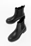 Zri̇n-2137 Premium Black Elastic Daily Women's Boots - 2