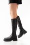 Zri̇n812-2291 Premium Black Zippered Daily Women's Boots