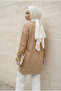 Summer Women's Crew Neck Seasonal Tunic Cream - 4