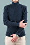 Men's Slim Fit Turtleneck Knitwear Sweater - 3