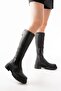 Zri̇n812-2291 Premium Black Zippered Daily Women's Boots - 2