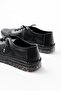 Zri̇n-365 Black Patterned Genuine Leather Full Orthopedic Comfort Sports Ballet Flats - 6