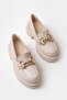 Zri̇n-773 Premium Beige Orthopedic High-Sole Loafer - 3