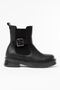 Zri̇n02-2004 Premium Black Elastic Daily Women's Boots with Buckle Accessories - 3