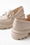 Zri̇n-773 Premium Beige Orthopedic High-Sole Loafer - 5