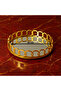 Ring Detailed Luxury Gold Promise, Engagement, Presentation, Decorative Tray (30 cm) - 5